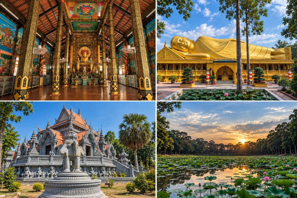 Discovering Khmer culture at pagodas in Tra Vinh