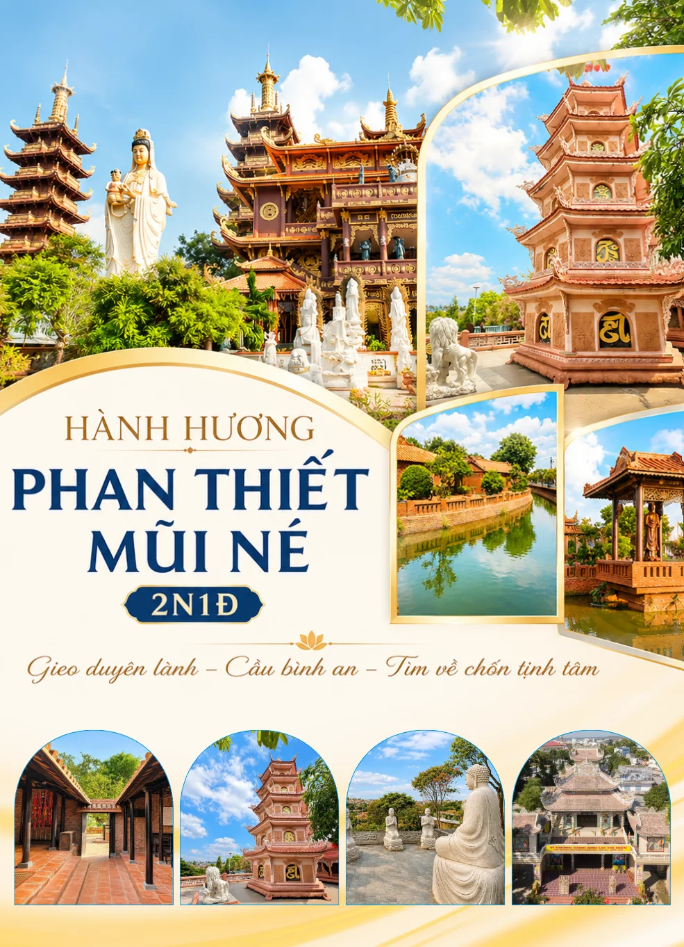 Tour Hành hương Phan Thiết – Mũi Né 2 ngày 1 đêm